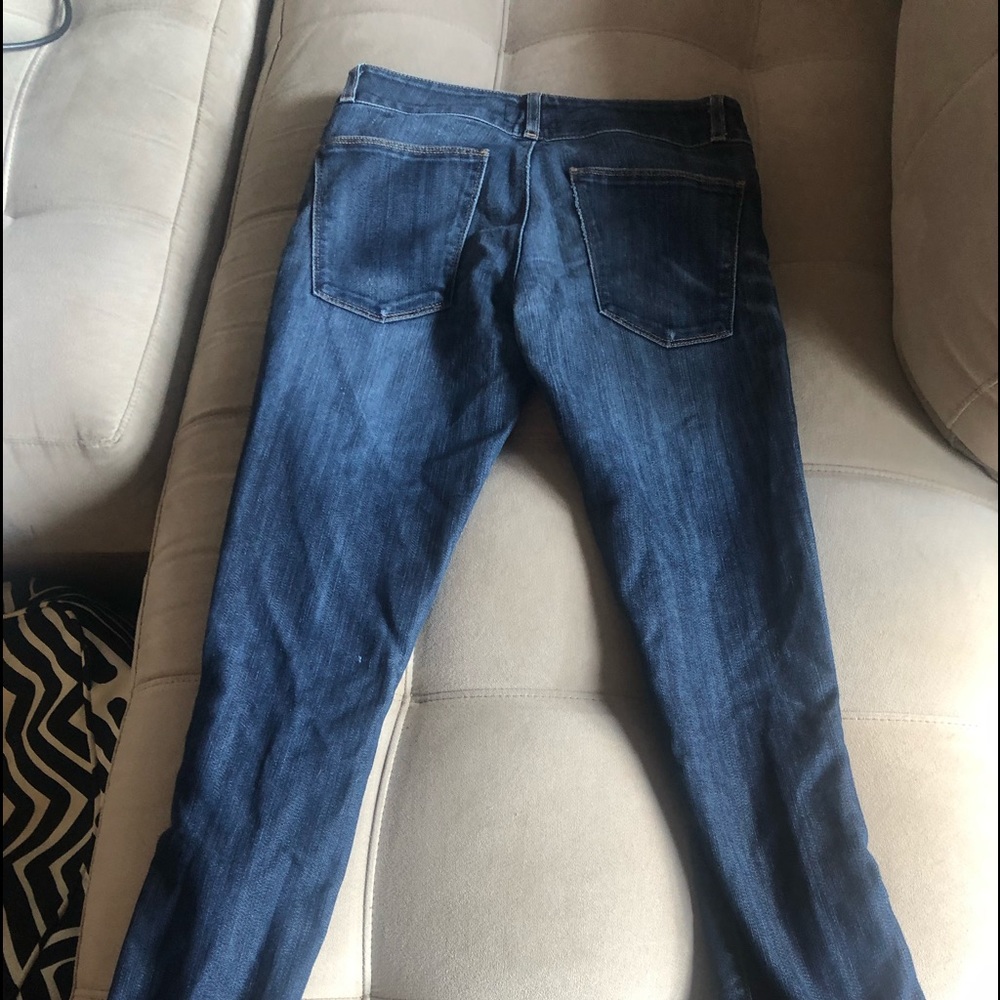 Current Elliot zipper ankle jean